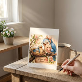 Carte postale Maman est à la maison