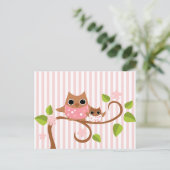 Carte Postale Maman et Chouettes pour bébés (Debout devant)