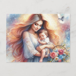 Carte Postale Maman européenne 5
