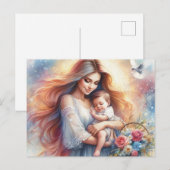 Carte Postale Maman européenne 5 (Devant / Derrière)