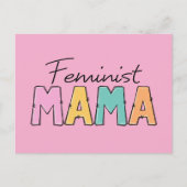Carte Postale Maman féministe (Devant)