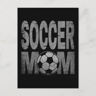 CARTE POSTALE MAMAN FOOTBALL