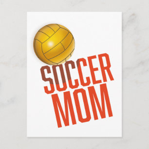 Carte Postale Maman footballeuse