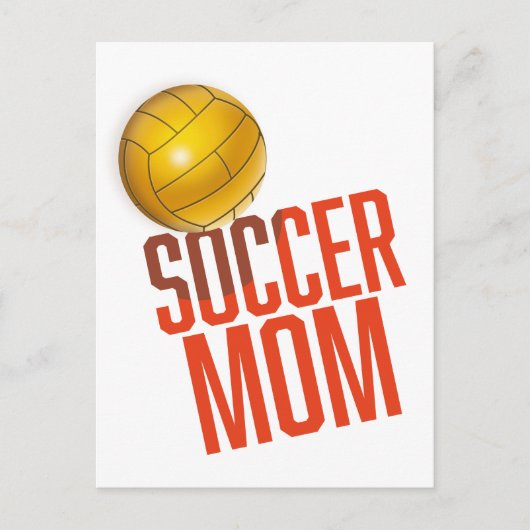 Carte Postale Maman footballeuse (Devant)