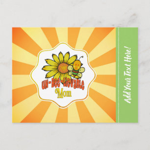 Carte Postale Maman incroyable Tournesols
