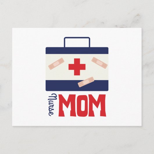 Carte Postale Maman infirmière (Devant)