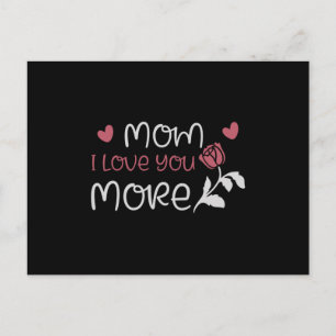 Carte Postale Maman - Maman je t'aime plus