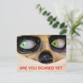 Carte Postale maman maman yeux effrayant drôle bandage d'Hallowe (Debout devant)