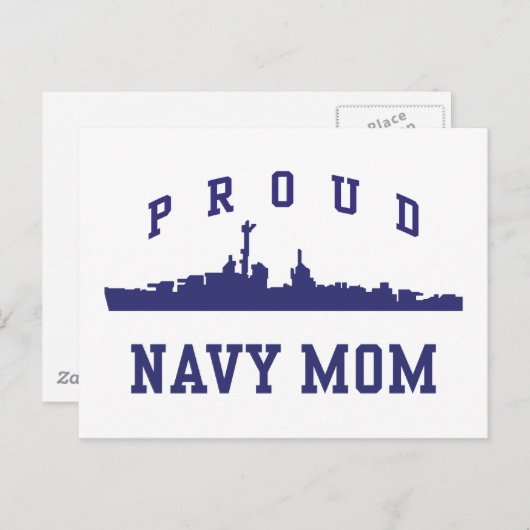 Carte Postale Maman marine (Devant / Derrière)