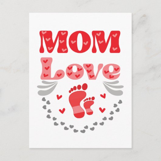 Carte Postale Maman mignonne amour (Devant)
