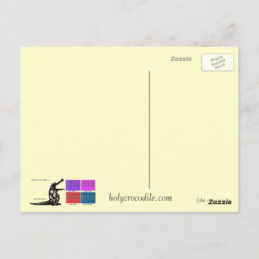 Carte Postale maman ne danse pas (Dos)