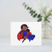 Carte Postale maman noire (Debout devant)