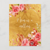 Carte Postale Maman rose florale dans un million de Millions d'o (Devant)
