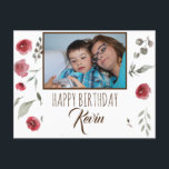 Carte Postale Maman souhaitant à son enfant un joyeux anniversai<br><div class="desc">Carte de vœux de maman souhaitant un joyeux anniversaire à son enfant</div>