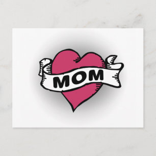 Carte Postale Maman Tattoo