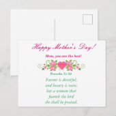 Carte Postale Maman, tu es la meilleure ! (Devant / Derrière)