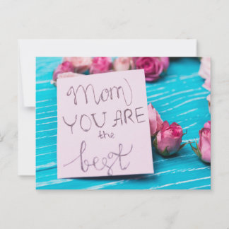 Carte Postale Maman, tu es la meilleure