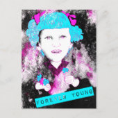 Carte Postale maman, tu me manques... toujours jeune. (Devant)