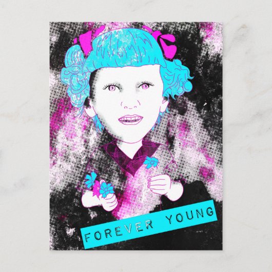 Carte Postale maman, tu me manques... toujours jeune. (Devant)