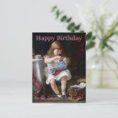 Carte Postale Maman un peu anxieuse Joyeux anniversaire (Debout devant)