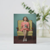 Carte Postale Maman vintage (Debout devant)