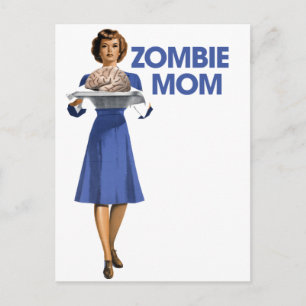 Carte Postale Maman Zombie