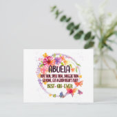 Carte Postale Mamie les aime les gâte les câline (Debout devant)