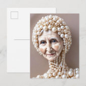 Carte Postale Mamie Perle Bizarre (Devant / Derrière)