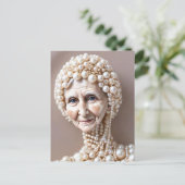 Carte Postale Mamie Perle Bizarre (Debout devant)