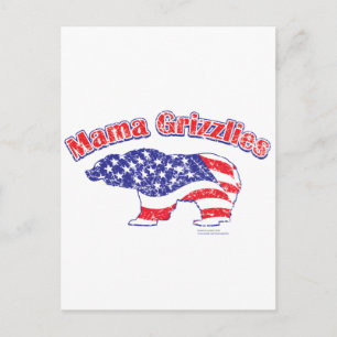 Carte Postale Mamma-Grizzly-Détresse