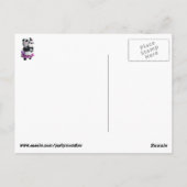 Carte Postale Mamma Panda avec son enfant (Dos)