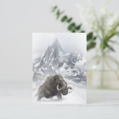 Carte Postale Mammifère laineux Période de glace animale préhist (Debout devant)