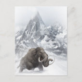 Carte Postale Mammifère laineux Période de glace animale préhist (Devant)