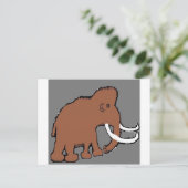 CARTE POSTALE MAMMOTH (Debout devant)