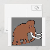 CARTE POSTALE MAMMOTH (Devant / Derrière)