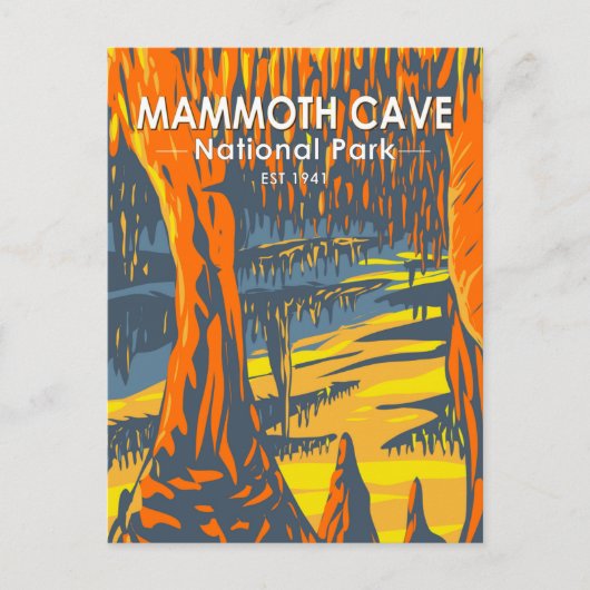 Carte Postale Mammoth Cave National Park Kentucky Postcard (Devant)