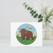 Carte Postale Mammoth laineux (Debout devant)