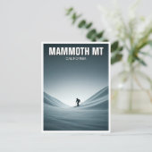 Carte Postale Mammoth Mountain California Skiing Skier Travel (Debout devant)
