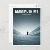 Carte Postale Mammoth Mountain California Skiing Skier Travel (Devant / Derrière)