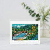 Carte Postale Mammoth Pool à Sol Duc Hot Springs (Debout devant)