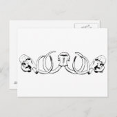 Carte postale Mammoth Skull (Devant / Derrière)