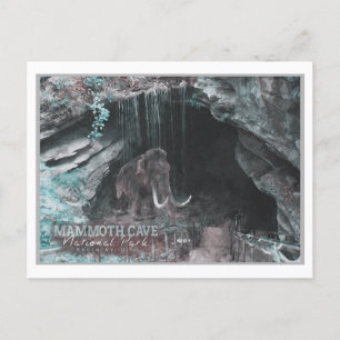 CARTE POSTALE MAMMOTH WATERCOLOR - MAMMOTH CAVE - KENTUCKY US