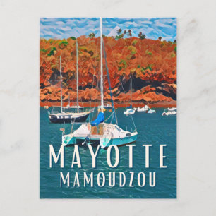 Carte Postale Mamoudzou Photo Vintage 