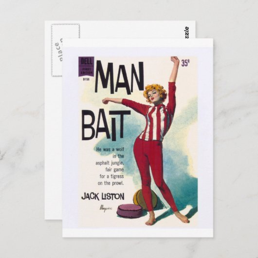 Carte Postale Man Bait ! (Devant / Derrière)