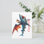 Carte Postale Man-Bat équitation Scary Shark Thunder_Cove (Debout devant)