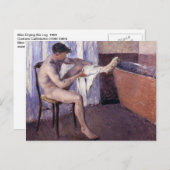 Carte Postale Man Dry Leg par Caillebotte (Devant / Derrière)