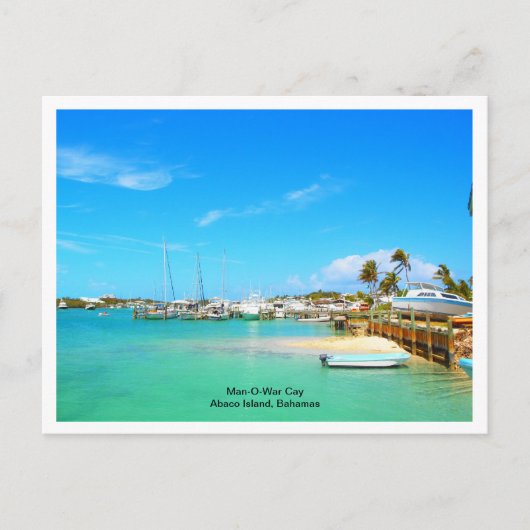 Carte Postale Man-O-War Cay (Devant)