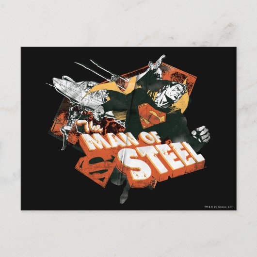 Carte Postale Man of Steel Collage (Devant)