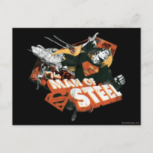 Carte Postale Man of Steel Collage