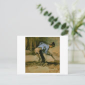 Carte Postale Man Stooping with Stick or Spade, Vincent van Gogh (Debout devant)